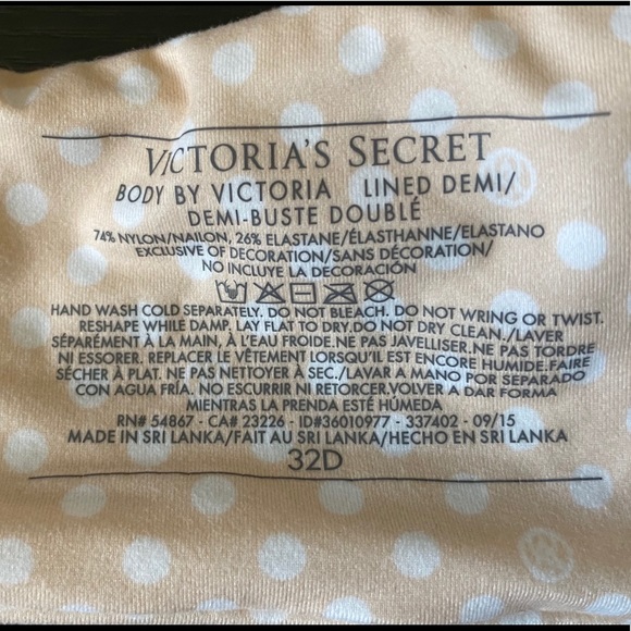 New.  Never Worn.  Body by Victoria Demi Bra - Picture 5 of 7